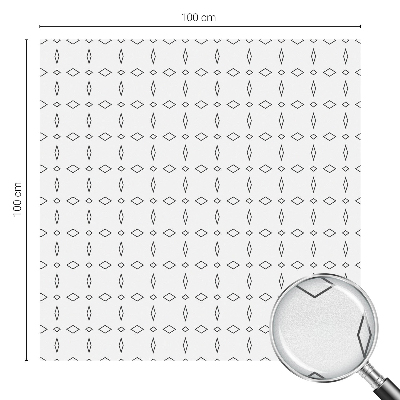 Pellicola adesiva effetto vetrata colorata Forme romboidali