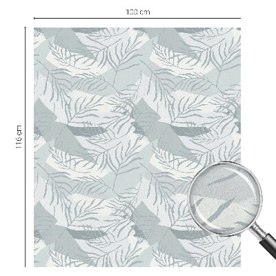 Pellicola per vetri effetto vetrata Foglie sottili