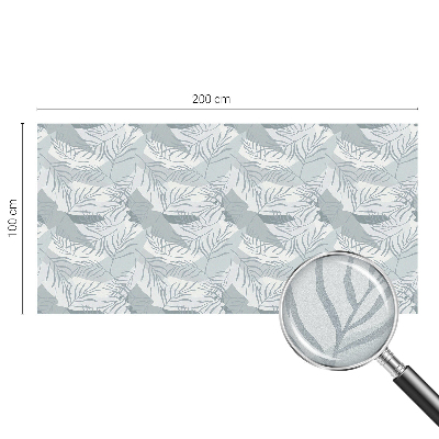 Pellicola per vetri effetto vetrata Foglie sottili