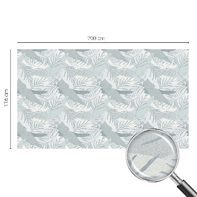 Pellicola per vetri effetto vetrata Foglie sottili