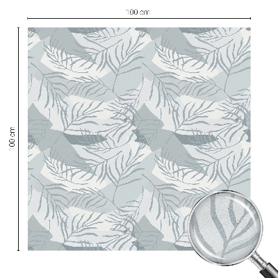 Pellicola per vetri effetto vetrata Foglie sottili