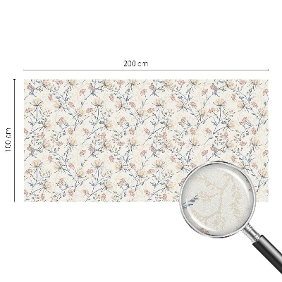 Pellicola per vetri effetto ghiaccio colorato Fiori dell'armonia