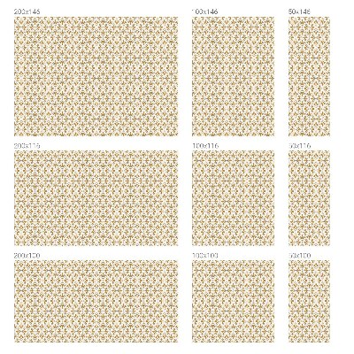 Pellicola per vetri effetto vetrata Eleganza delle piante