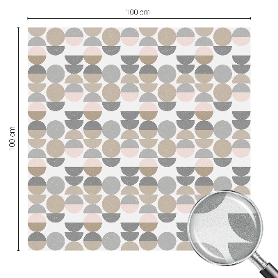 Pellicola per vetri effetto ghiaccio colorato Motivi geometrici