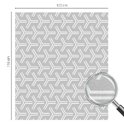 Pellicola per vetri effetto ghiaccio colorato Linee minimaliste