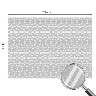 Pellicola per vetri effetto ghiaccio colorato Linee minimaliste