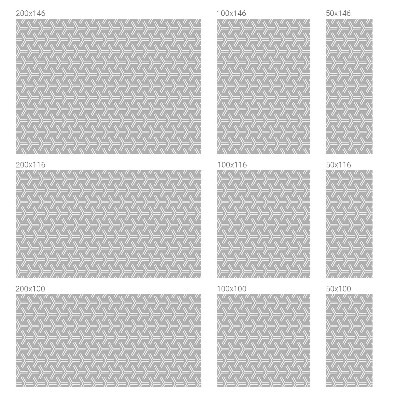 Pellicola per vetri effetto ghiaccio colorato Linee minimaliste