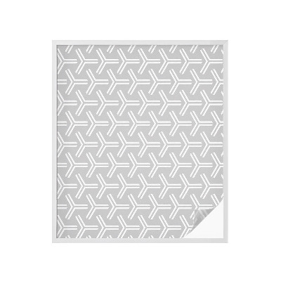 Pellicola per vetri effetto ghiaccio colorato Linee minimaliste