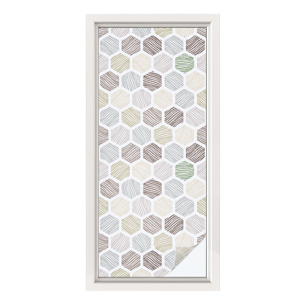 Pellicola decorativa per vetri Onde geometriche