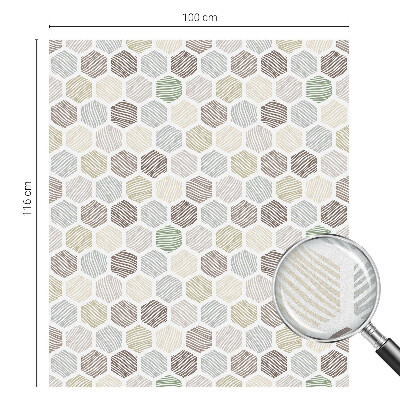 Pellicola decorativa per vetri Onde geometriche