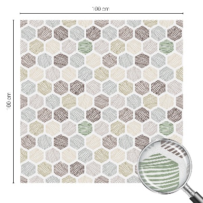 Pellicola decorativa per vetri Onde geometriche