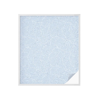 Pellicola per vetri effetto ghiaccio colorato feltro dipinto