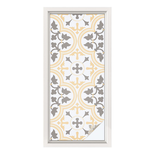 Pellicola per vetri effetto vetrata Modelli vegetali