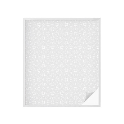 Pellicola adesiva effetto vetrata colorata Ellissi simmetriche