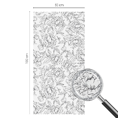 Pellicola decorativa per vetri Motivo floreale