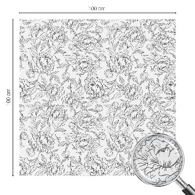 Pellicola decorativa per vetri Motivo floreale