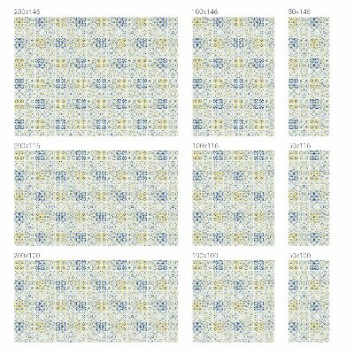 Pellicola per vetri effetto vetrata Piastrelle classiche