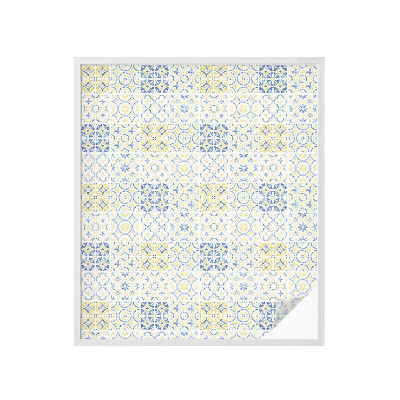 Pellicola per vetri effetto vetrata Piastrelle classiche