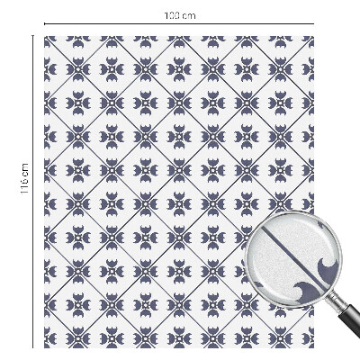 Pellicola per vetri effetto vetrata Motivo vegetale