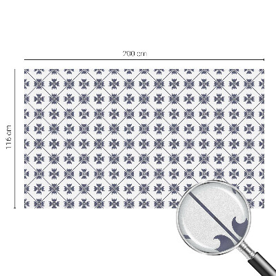 Pellicola per vetri effetto vetrata Motivo vegetale