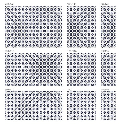 Pellicola per vetri effetto vetrata Motivo vegetale