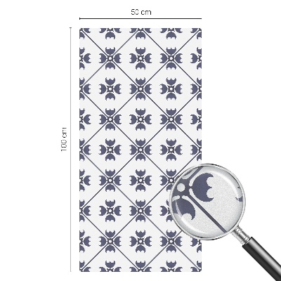 Pellicola per vetri effetto vetrata Motivo vegetale