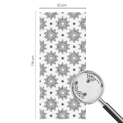 Pellicola per vetri effetto vetrata Rosette classiche