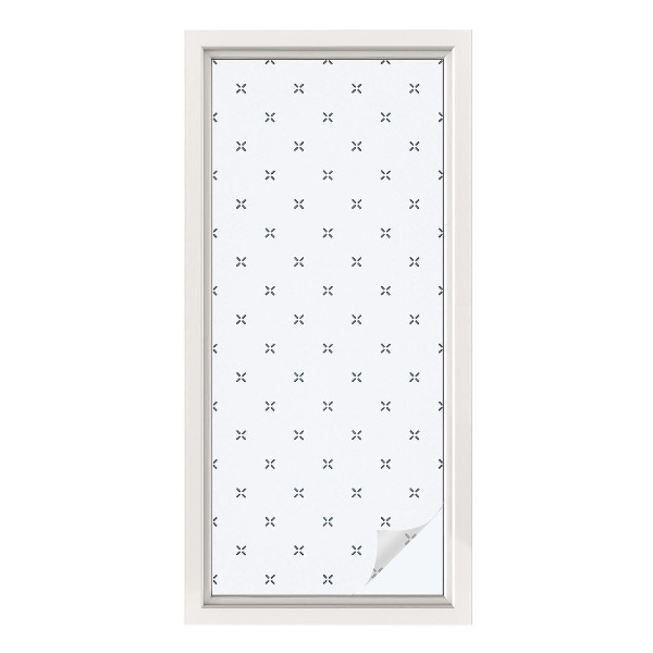 Pellicola decorativa per vetri Croci geometriche