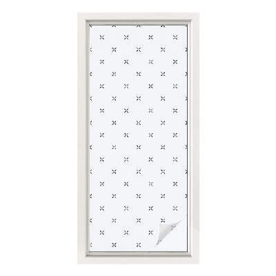 Pellicola decorativa per vetri Croci geometriche