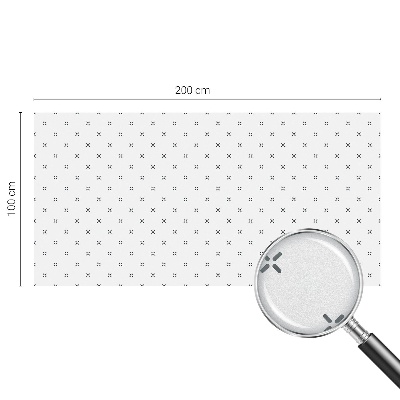 Pellicola decorativa per vetri Croci geometriche