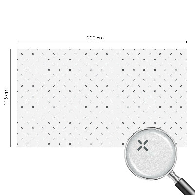 Pellicola decorativa per vetri Croci geometriche