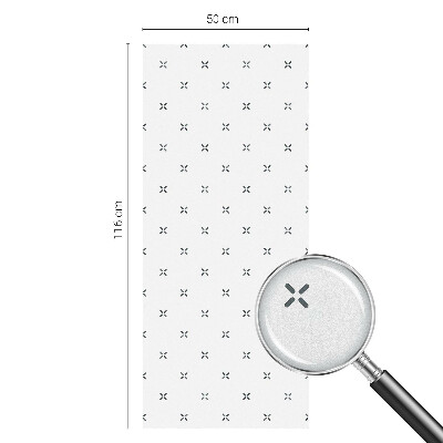 Pellicola decorativa per vetri Croci geometriche