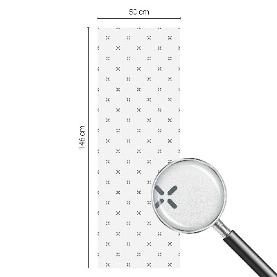 Pellicola decorativa per vetri Croci geometriche