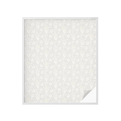 Pellicola adesiva effetto vetrata colorata Fiori sottili