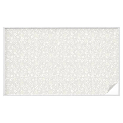 Pellicola adesiva effetto vetrata colorata Fiori sottili