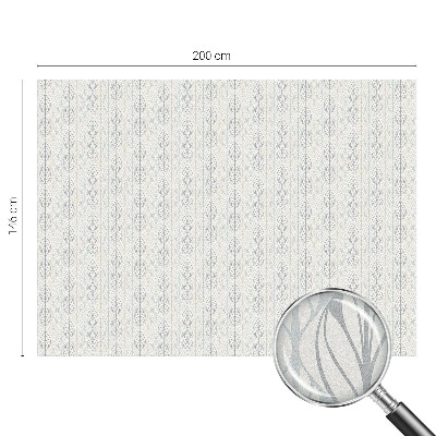 Pellicola per vetri effetto ghiaccio colorato Motivo a foglie