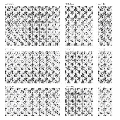 Pellicola adesiva effetto vetrata colorata Eleganza frondosa