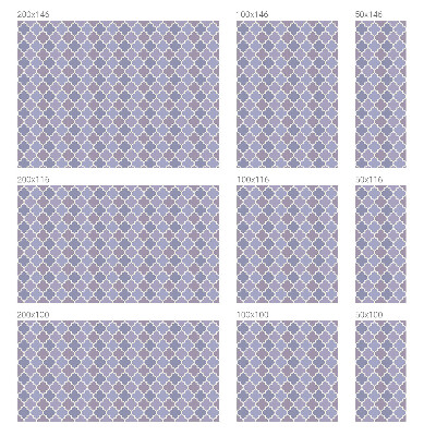 Pellicola per vetri effetto ghiaccio colorato Motivi geometrici