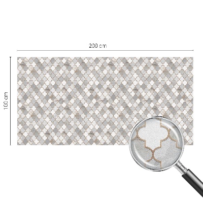 Pellicola decorativa per vetri mosaico geometrico