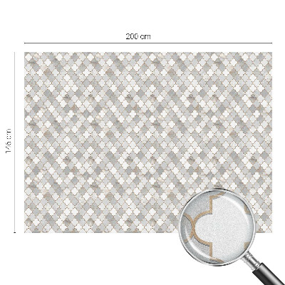 Pellicola decorativa per vetri mosaico geometrico