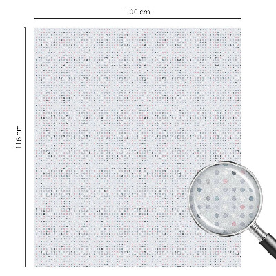 Pellicola per vetri effetto vetrata Puntini pastello