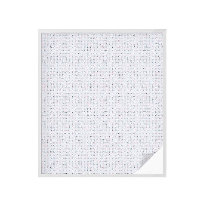 Pellicola per vetri effetto vetrata Puntini pastello