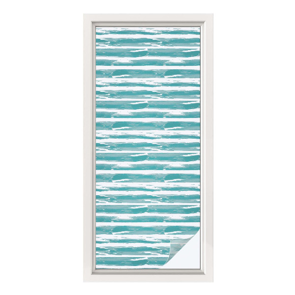 Pellicola decorativa per vetri Strisce verdi