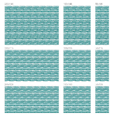 Pellicola decorativa per vetri Strisce verdi