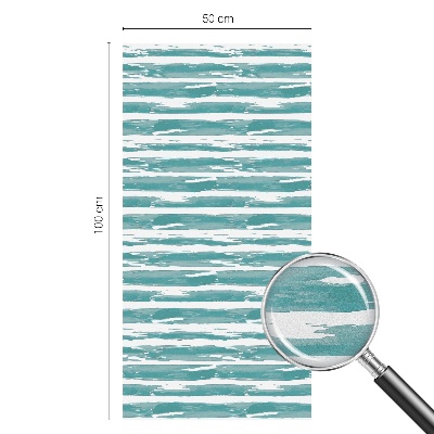 Pellicola decorativa per vetri Strisce verdi