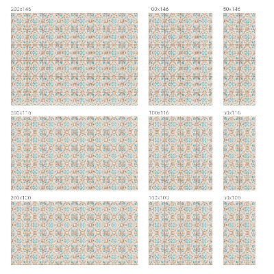 Pellicola adesiva effetto vetrata colorata Piastrelle rustiche