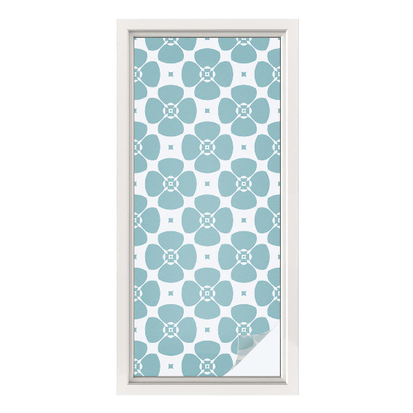 Pellicola per vetri privacy Simmetria floreale