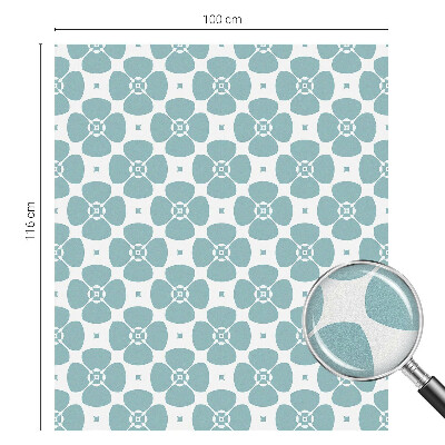 Pellicola per vetri privacy Simmetria floreale