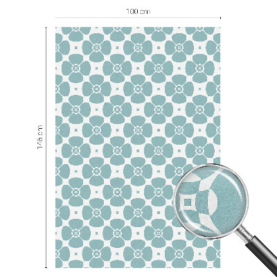 Pellicola per vetri privacy Simmetria floreale