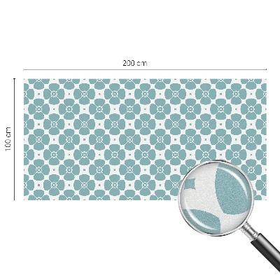 Pellicola per vetri privacy Simmetria floreale